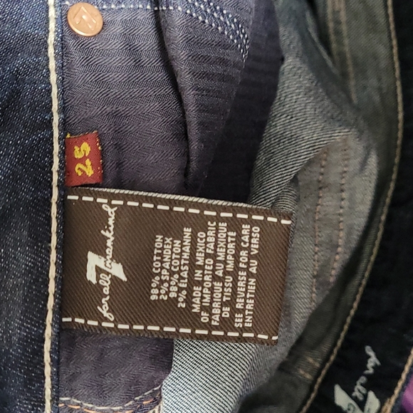 7 for all Mankind Straight Leg 25 - Picture 4 of 4